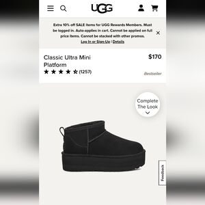 NWB UGG WOMEN'S  ULTRA MINI PLATFORM